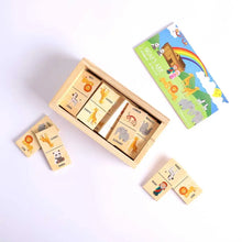Load image into Gallery viewer, Toy: Wooden Dominos, Noah's Ark