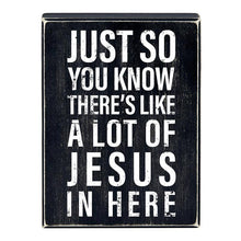 Load image into Gallery viewer, Box Sign decor