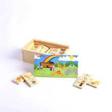 Load image into Gallery viewer, Toy: Wooden Dominos, Noah's Ark