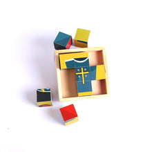 Load image into Gallery viewer, Toy, Puzzle: Wooden Blocks, Armor of God