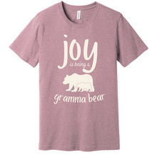 Load image into Gallery viewer, Gramma Bear joy t-shirt