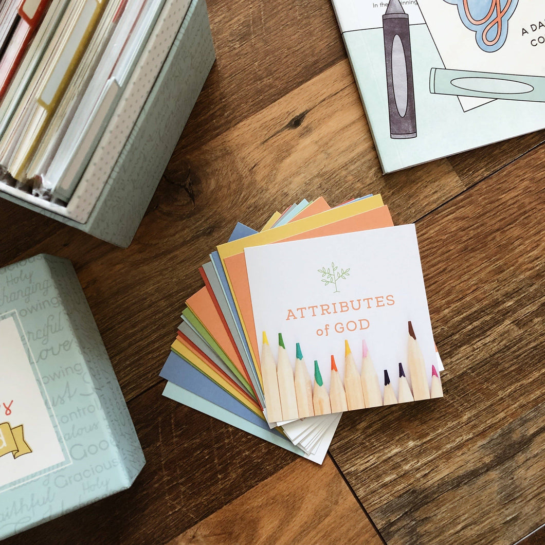 Verse Cards: Attributes of God, kids