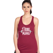 Load image into Gallery viewer, N810 strong mama, racerback tank top
