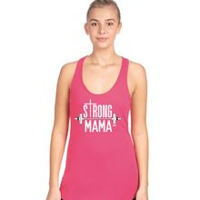 Load image into Gallery viewer, N810 strong mama, racerback tank top
