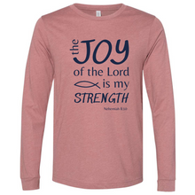 Load image into Gallery viewer, Joy of the Lord long-sleeve tee
