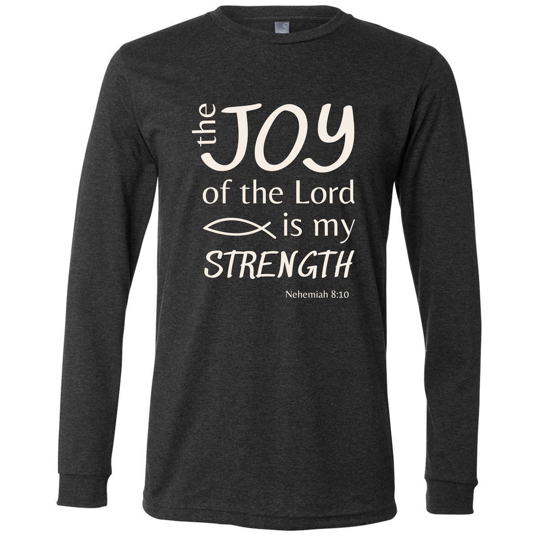 Joy of the Lord long-sleeve tee