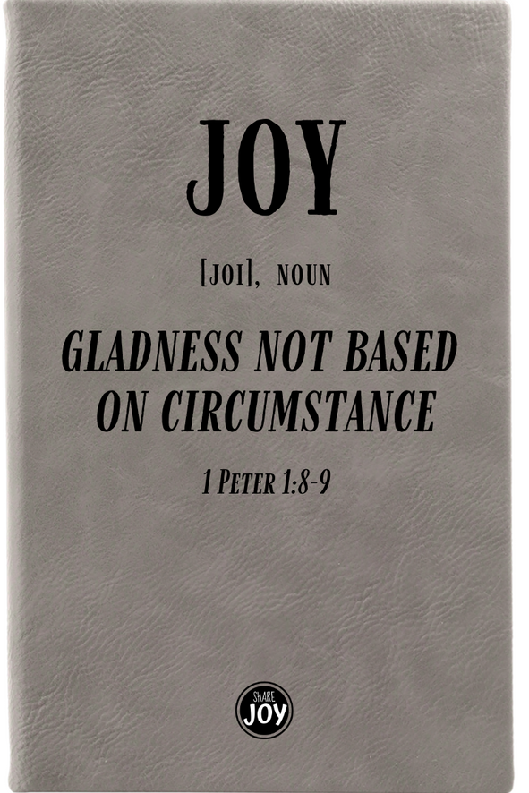 Joy Journals, laser engraved