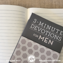 Load image into Gallery viewer, Book: 3 Minute Devotions for Men
