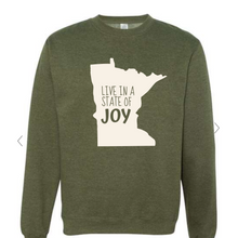 Load image into Gallery viewer, State of Joy MN crewneck
