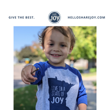 Load image into Gallery viewer, State of Joy 3/4 tee (toddler)
